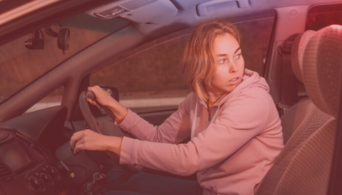 woman getting a marijuana DUI