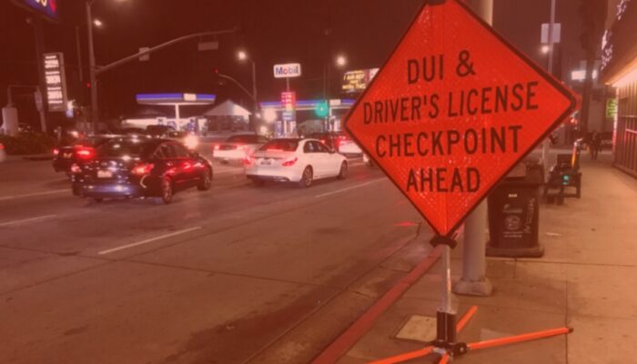 DUI checkpoint in Philadelphia